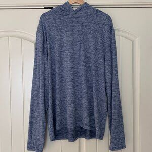 NWOT Amazon Essentials Men's Tech Stretch Long-Sleeve Hooded T-Shirt, Size 2X